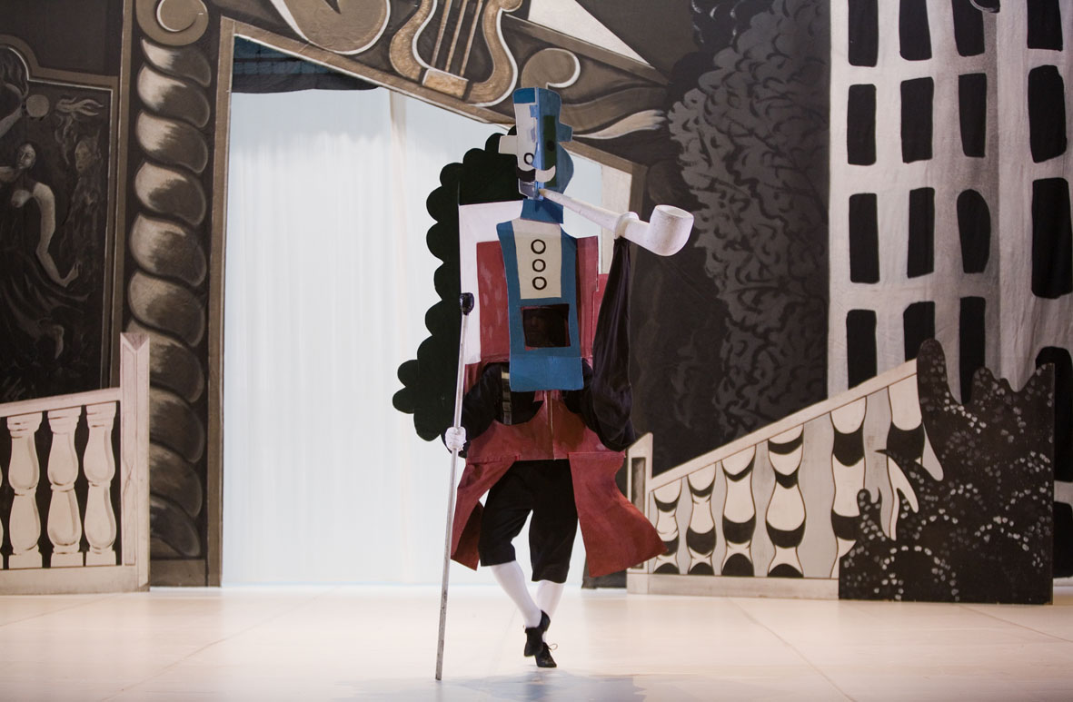 Parade (ballet), 1916-1917. Costumes and sets designed by Pablo Picasso.