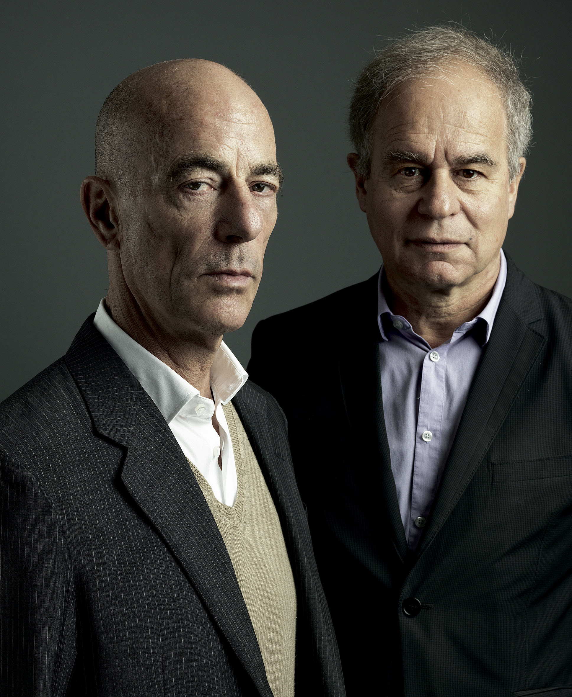 Jacques Herzog (left) and Pierre de Meuron. Herzog & de Meuron. © 2011, Marco Grob