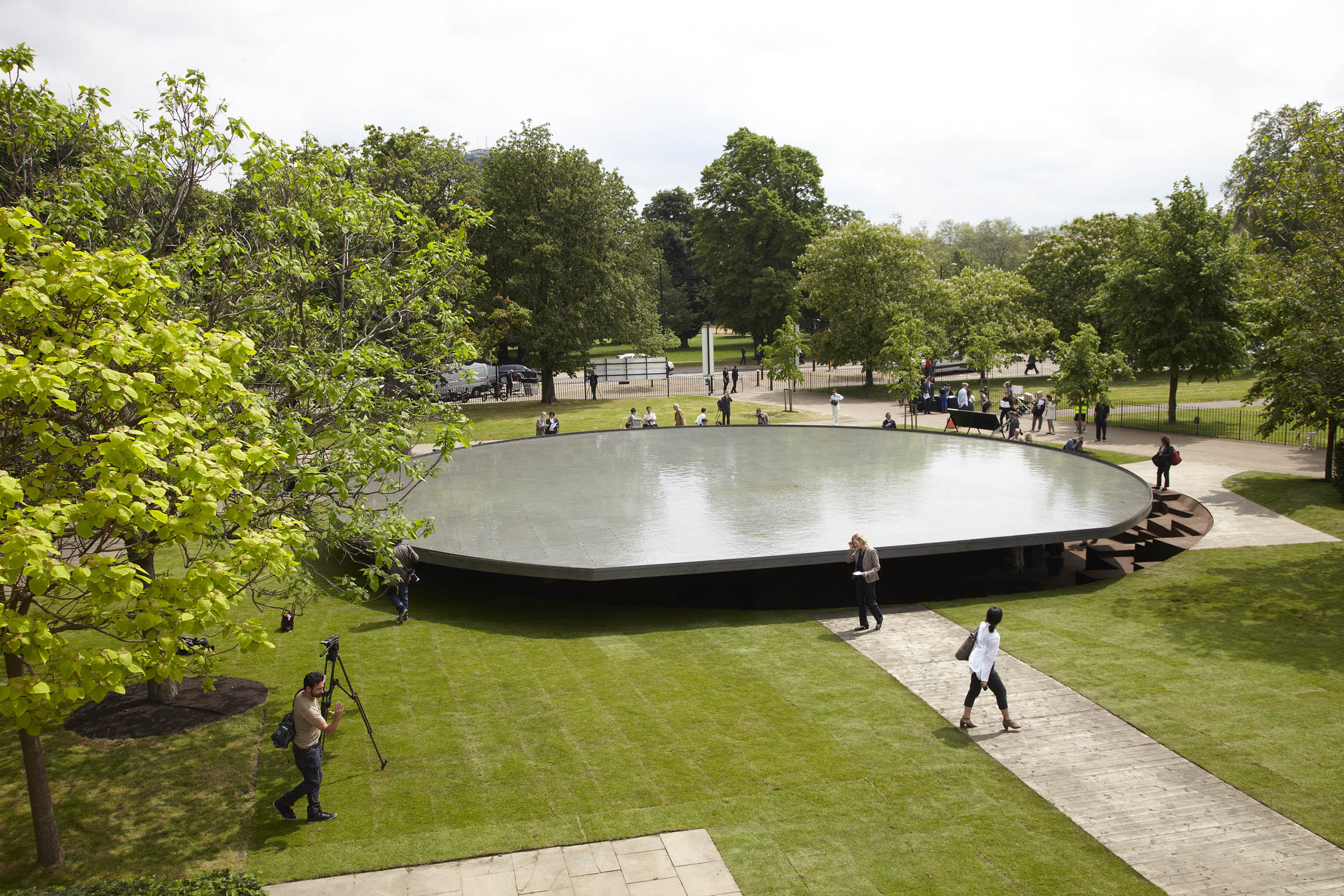 Serpentine Gallery Pavilion 2012. Designed by Herzog & de Meuron and Ai Weiwei. © Herzog & de Meuron and Ai Weiwei. Photo: © 2012 John Offenbach