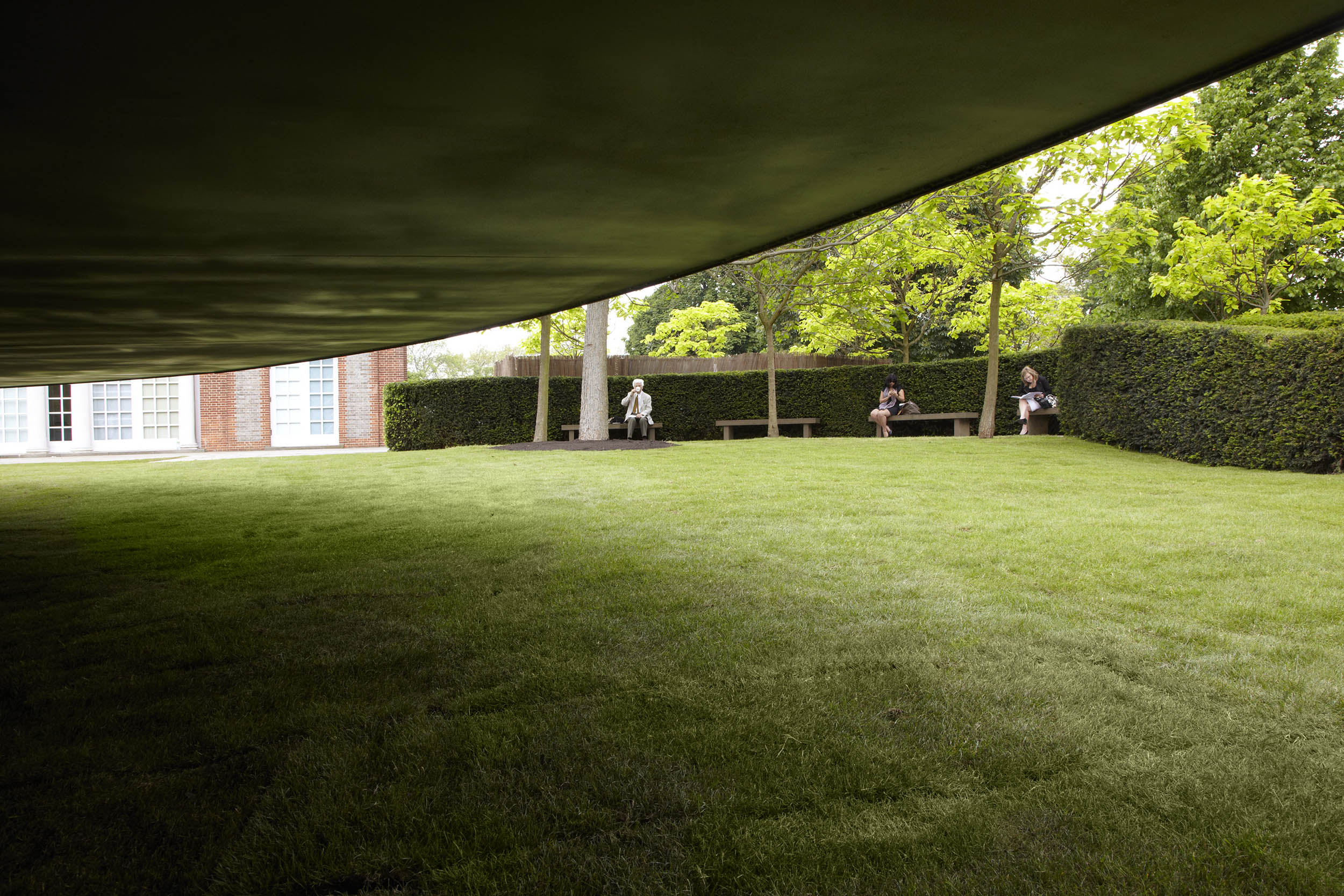 Serpentine Gallery Pavilion 2012. Designed by Herzog & de Meuron and Ai Weiwei. © Herzog & de Meuron and Ai Weiwei. Photo: © 2012 John Offenbach