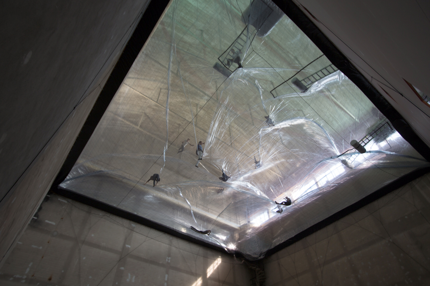 Tomás Saraceno, On Space Time Foam, 2012. Photo: Alessandro Coco. Courtesy: Fondazione Hangar Bicocca, Milano.