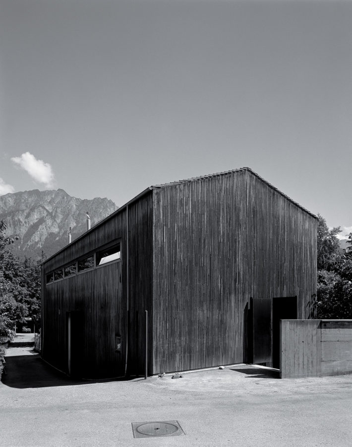 Zumthor Studio, Haldenstein, 1986. Photo: Hélène Binet.