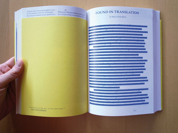 Markus Miessen, The Violence of Participation. Sternberg Press, 2007. Photo: Zak Kyes.