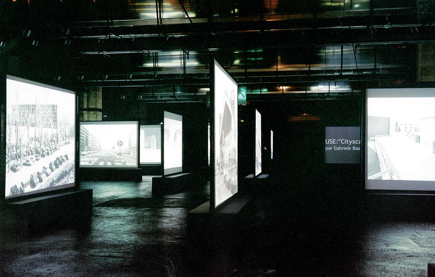 Stefano Boeri, USE - Uncertain States of Europe, Bordeaux, 2000. Installazione per la mostra Mutations. Multiplicity, Milano.