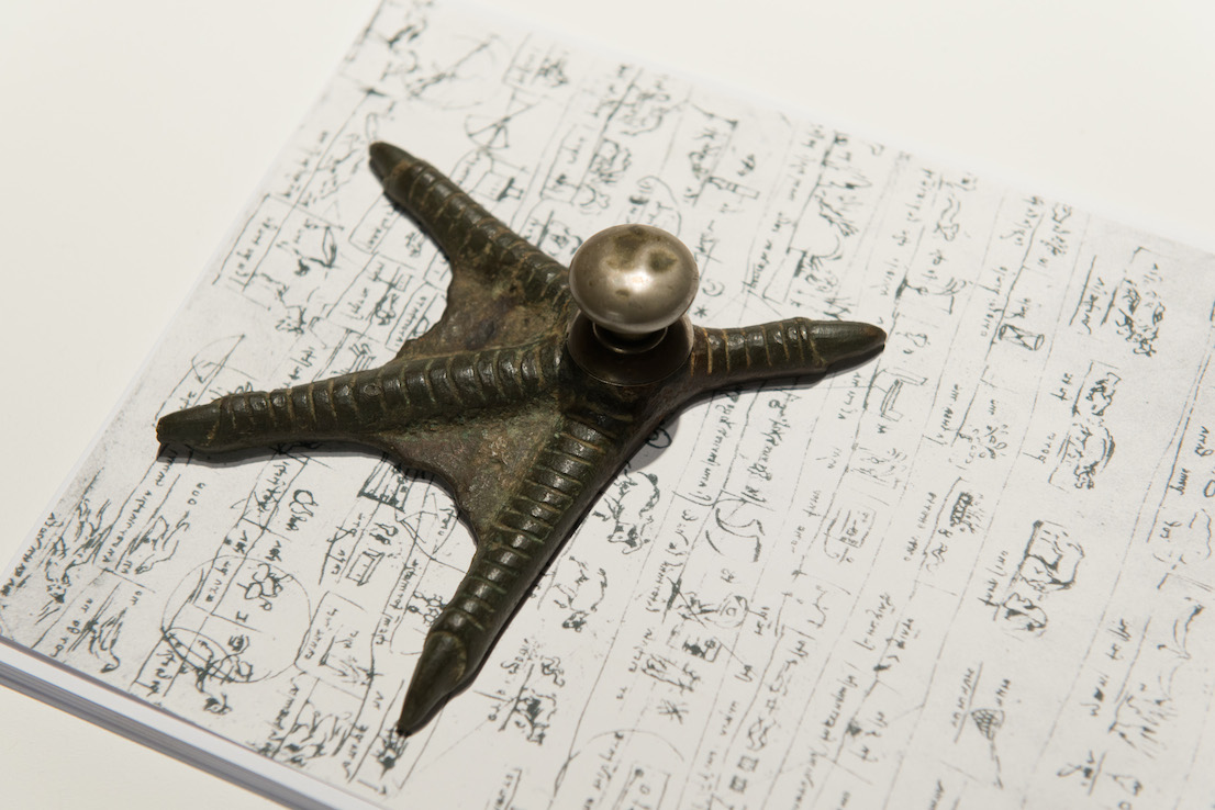 Enzo Mari, The Intellectual Work, 2010. Paperweights and drawings. Courtesy of the artist and Tanya Leighton Gallery, Berlin. Photo: © 2014 Hugo Glendinning.