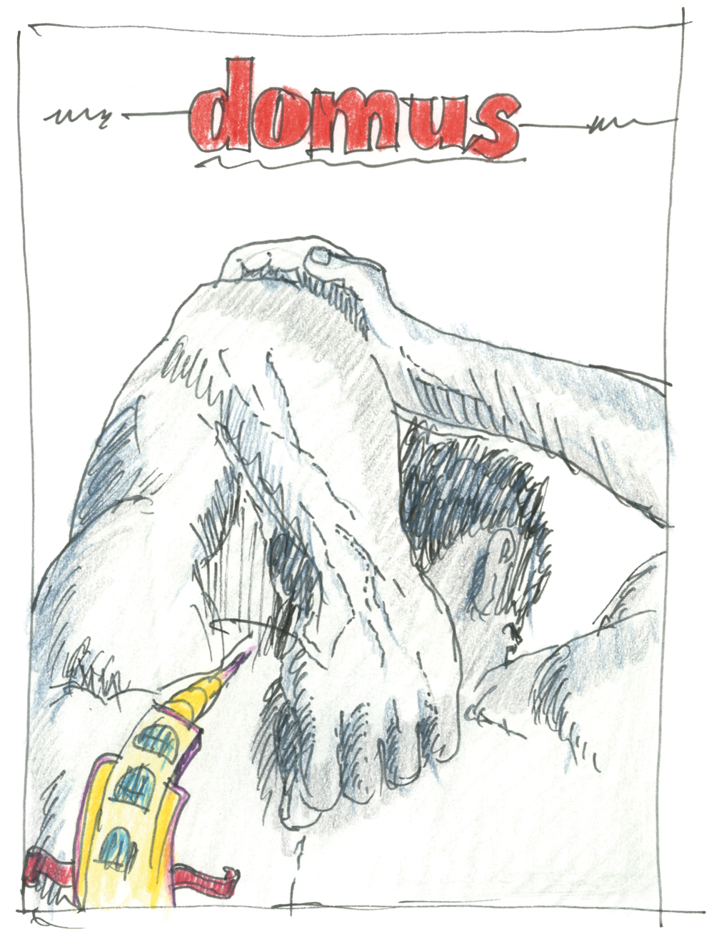 Domus, schizzi, 1986-1992. / Domus, sketches, 1986-1992.