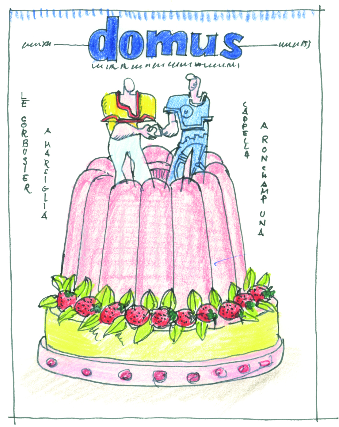 Domus, schizzi, 1986-1992. / Domus, sketches, 1986-1992.