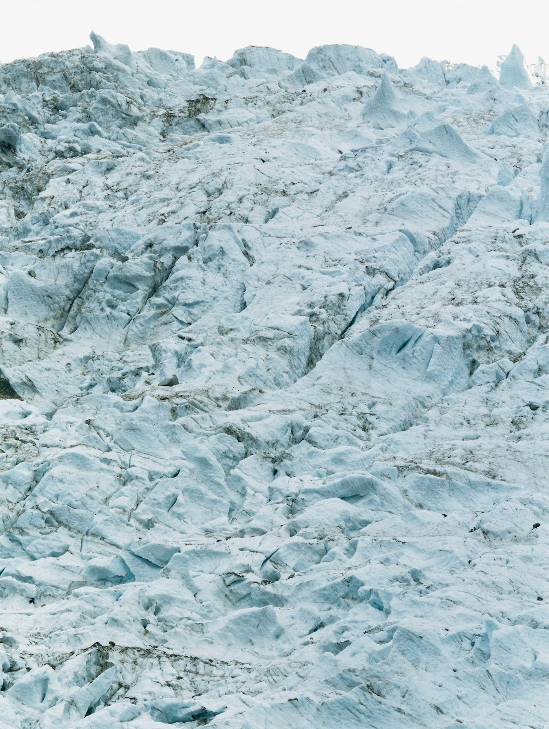 Axel Hütte Glaciers des Bossons, Francia dalla serie Glaciers, 1997.