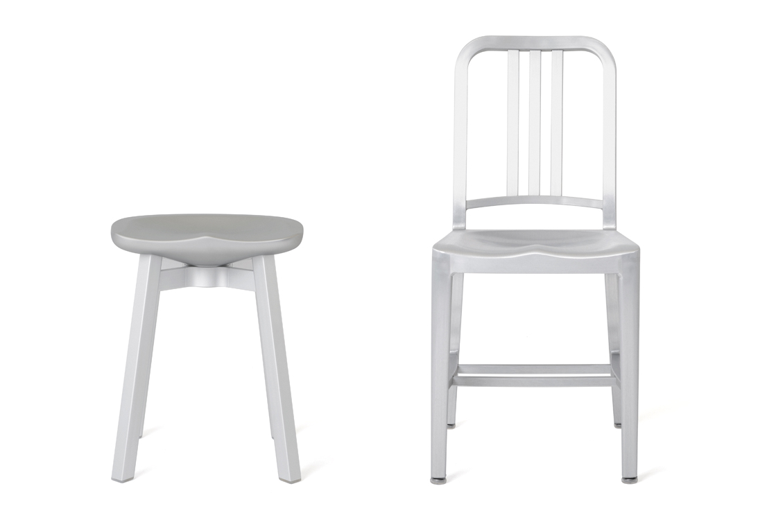 Sgabello SU, design di Nendo per Emeco.