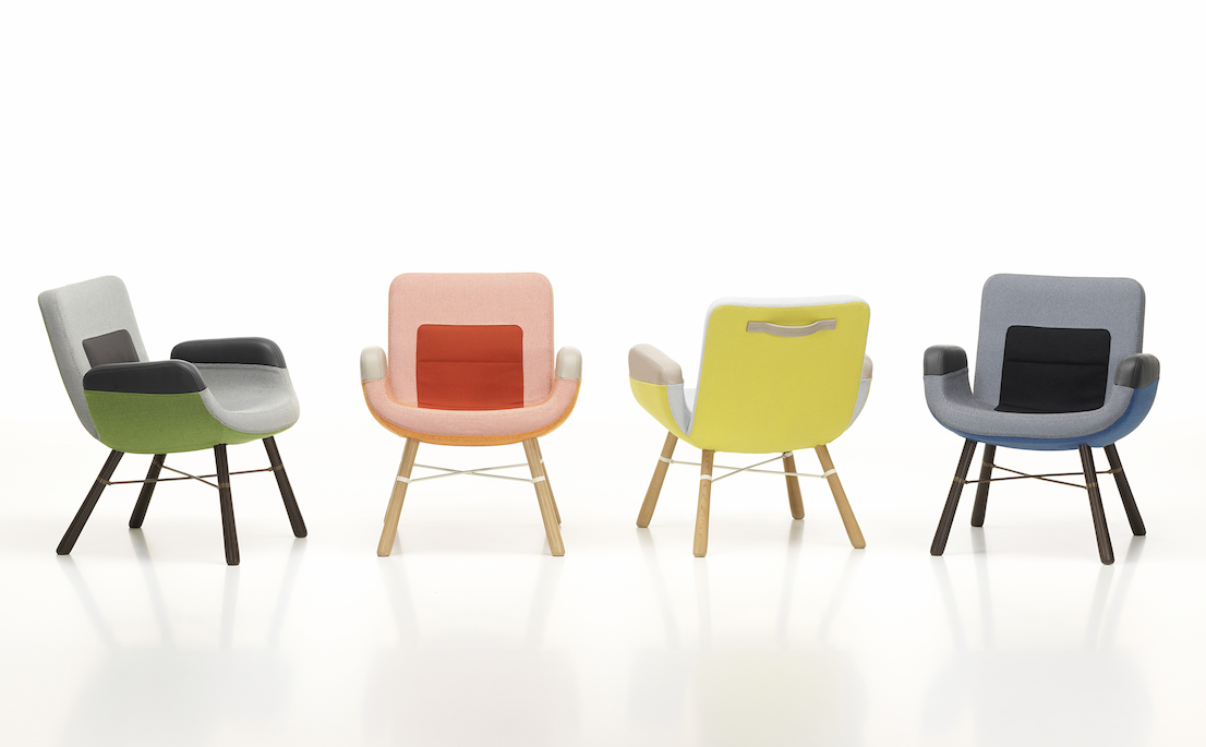 East River Chair, design di Hella Jongerius per Vitra