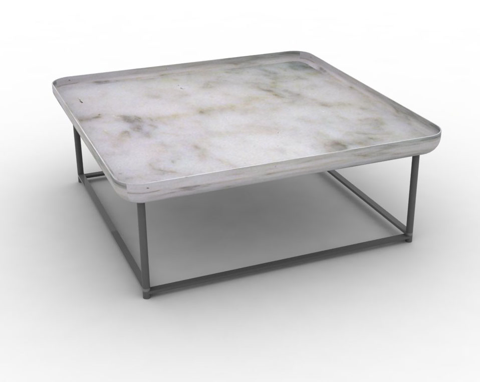 Tavolini Torei, design di Luca Nichetto per Cassina.