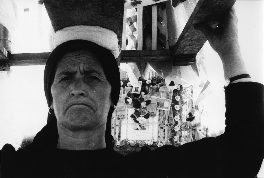Lello Mazzacane. San Severino Lucano. Processione alla Madonna del Pollino. "Il cinto", 1973