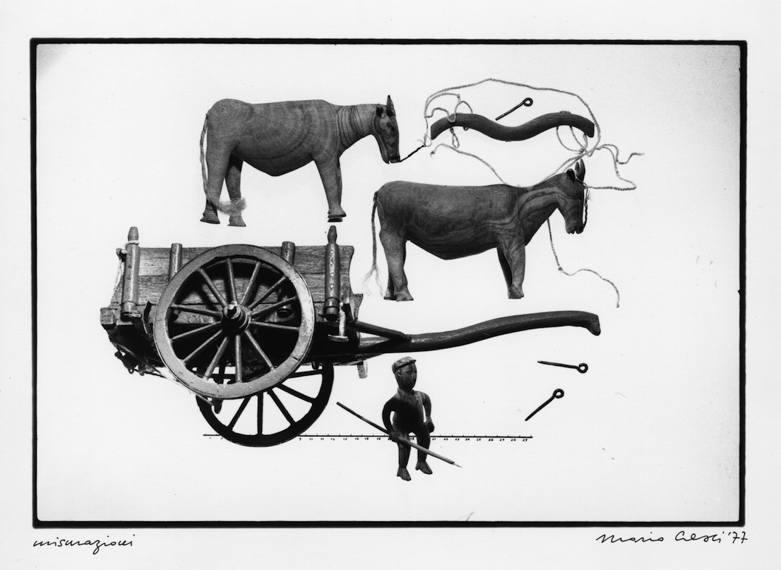 Mario Cresci. Dalla serie "Misurazioni", 1977