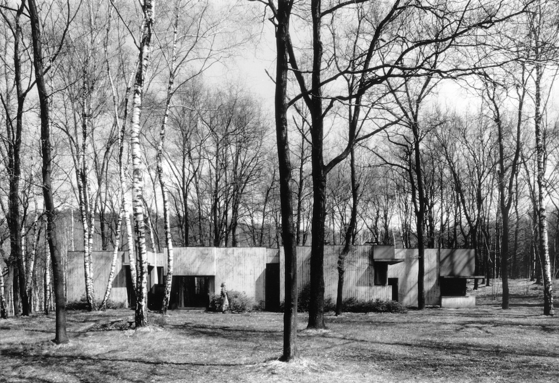 Casa nel bosco, Osmate, Varese, 1969.