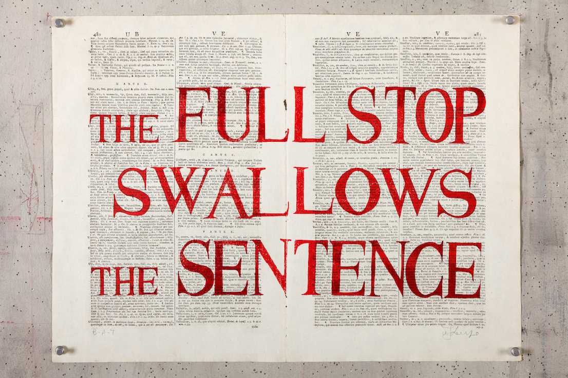 William Kentridge, Rubrics, 2012. Photo: Thys Dullaart. Courtesy: William Kentridge and Lia Rumma Gallery (Naples and Milan).