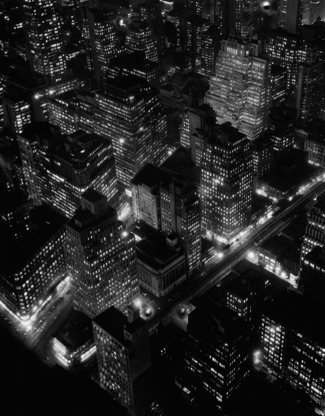 Berenice Abbott, New York City, 1932.