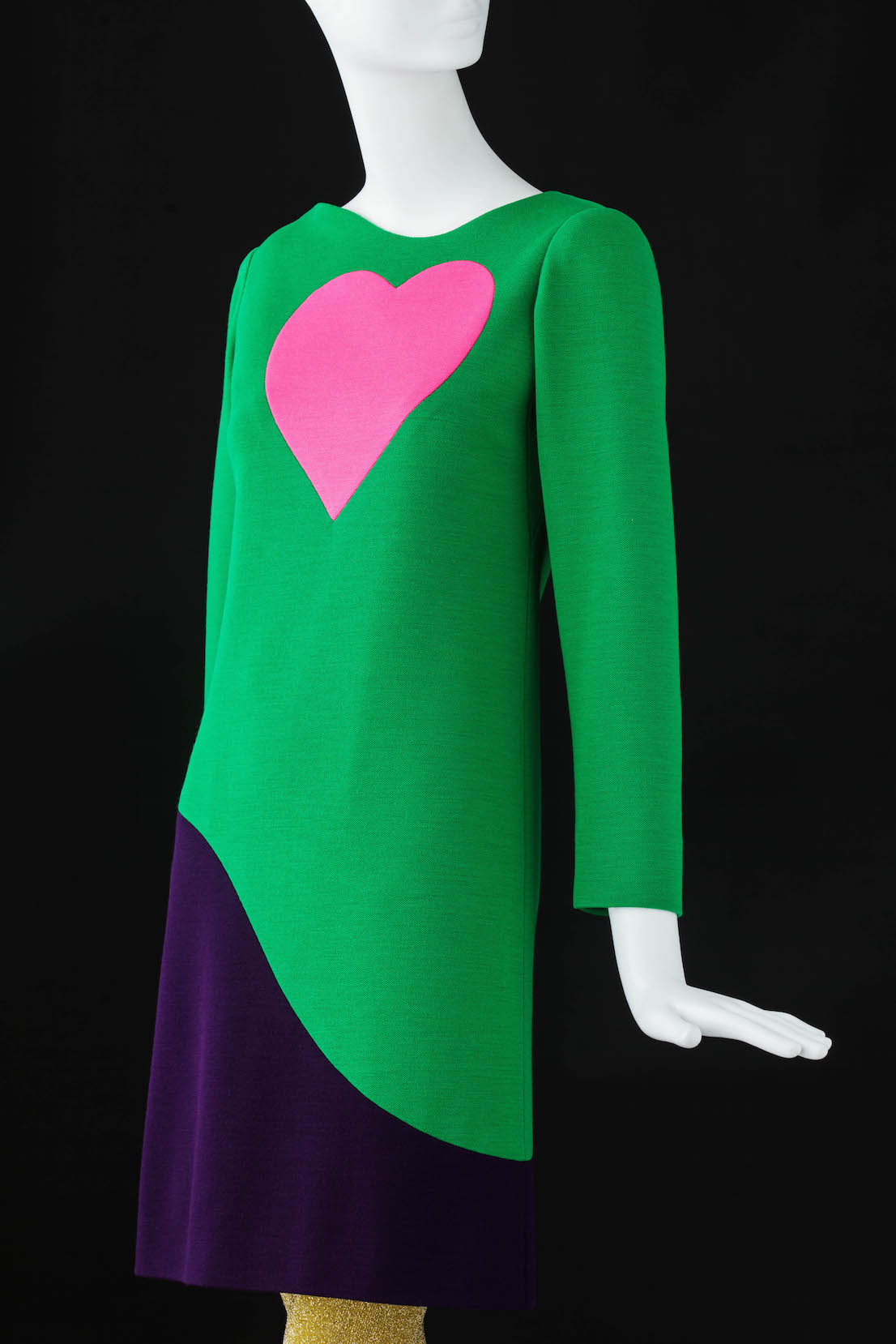 Yves Saint Laurent, Cocktail dress, Fall-Winter 1966. Inspired by Pop Art.