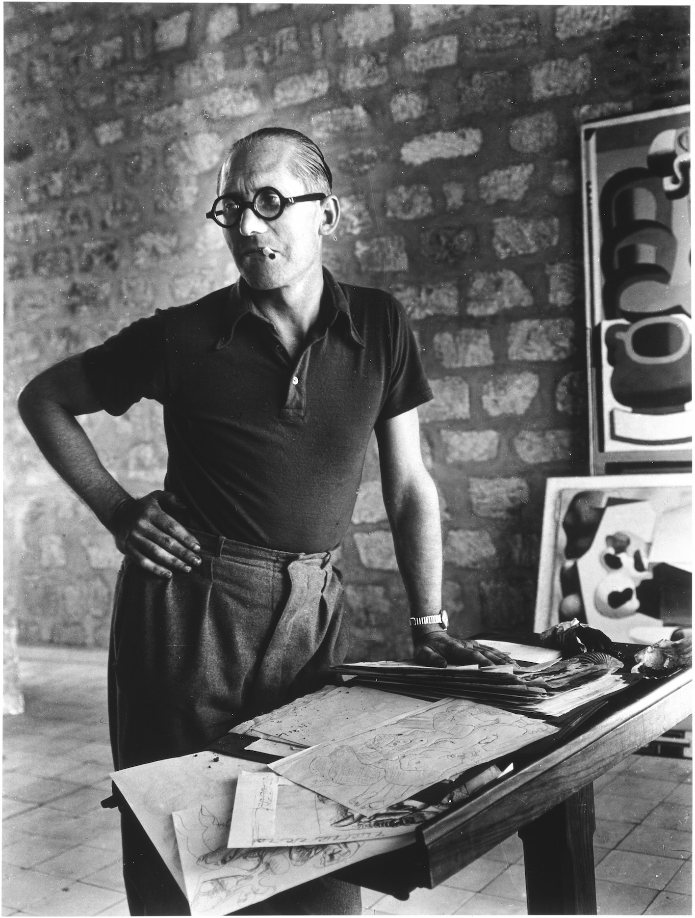 Rogi André, Le Corbusier, CA. 1937. 