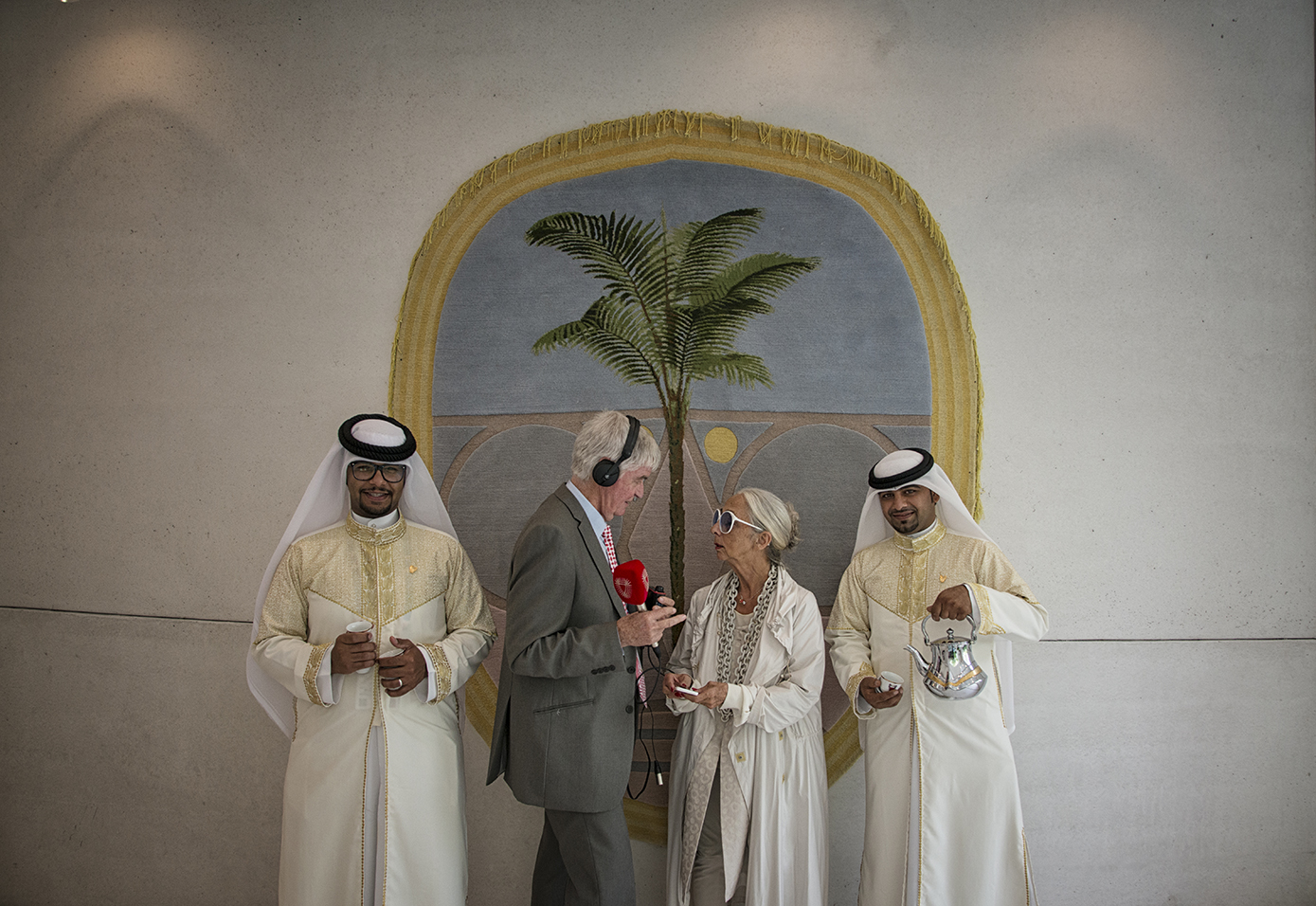 Rossana Orlandi al Padiglione del Bahrain, Expo 2015. Foto: Marco Tabasso.