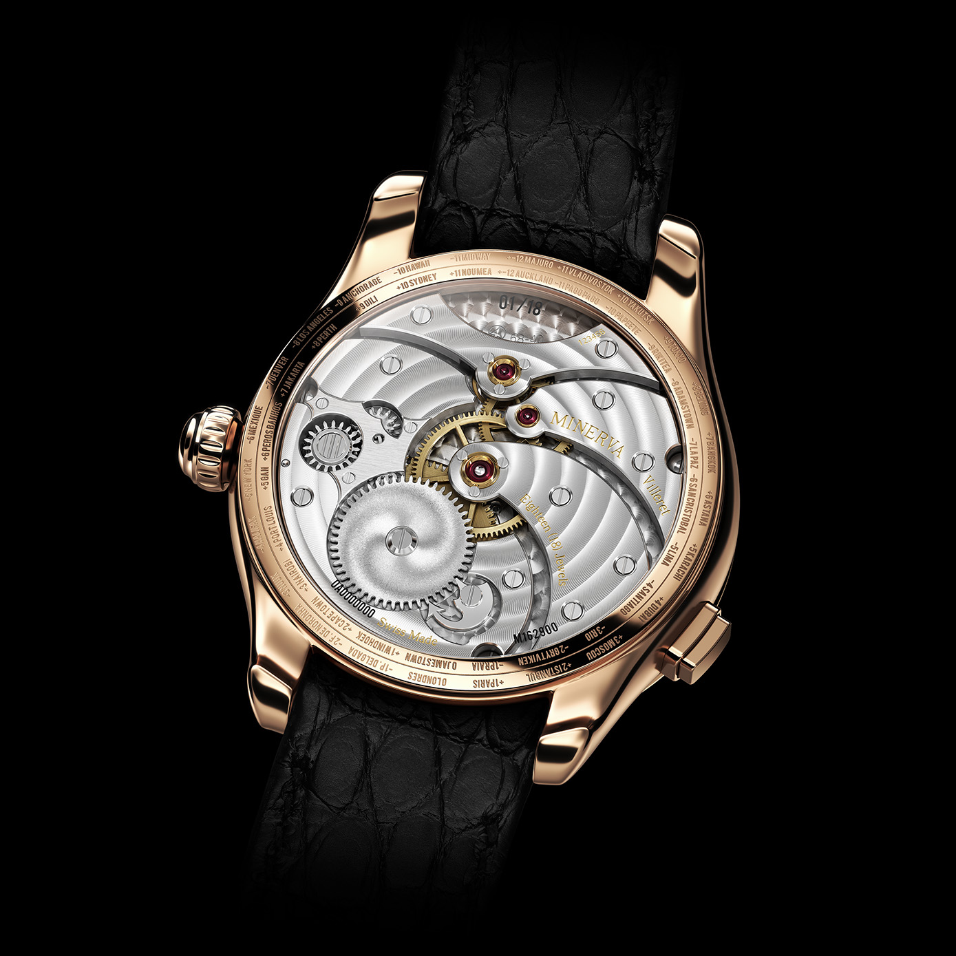 Il Villeret Tourbillon Cylindrique Geosphères Vasco da Gama di Montblanc.