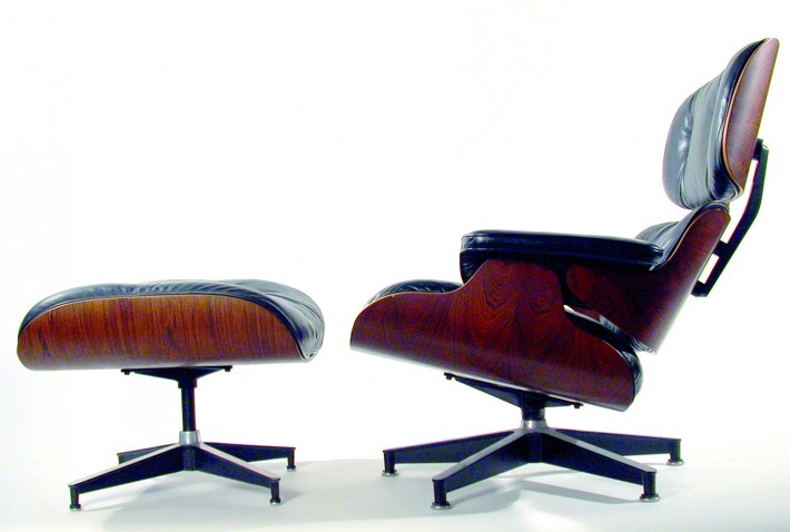 Lounge Chair and Ottoman, 1956. / Lounge Chair and Ottoman, 1956. 