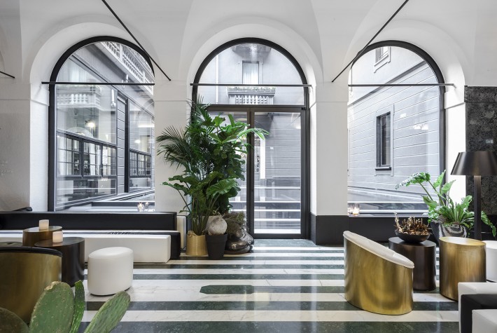 Senato Hotel, Milano. Architetto: Alessandro Bianchi.