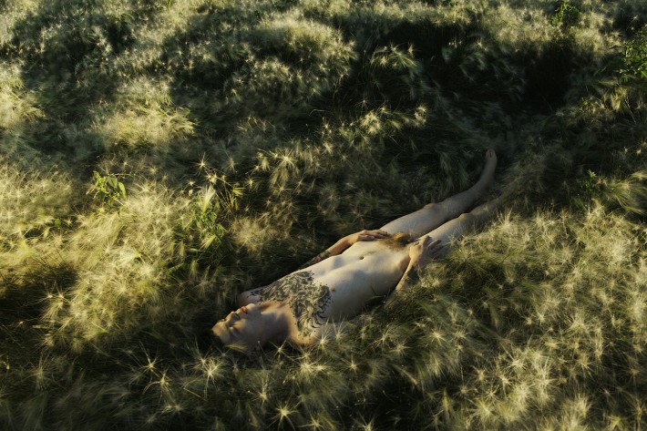 Ryan McGinley, Shane (Foxtail Barley), 2014.