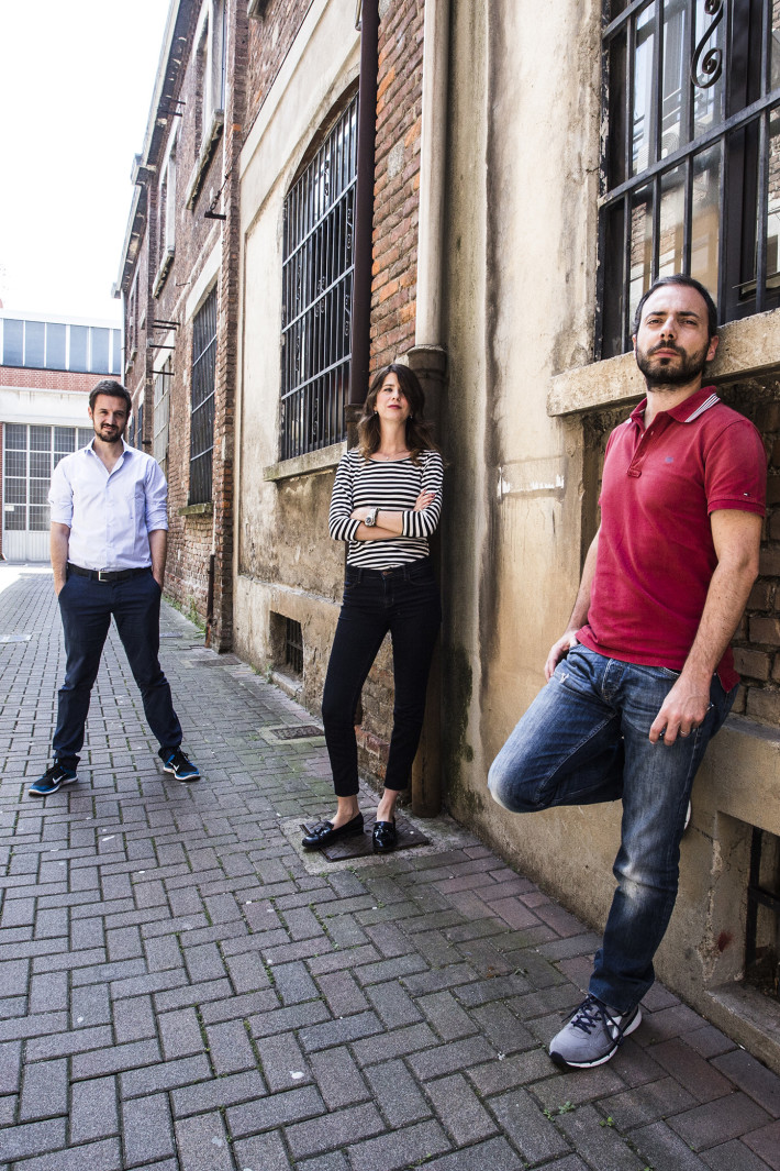 Vincenzo Cannata, Simone Panfilo and Laura Angius, entrepreneurs, Lovethesign.