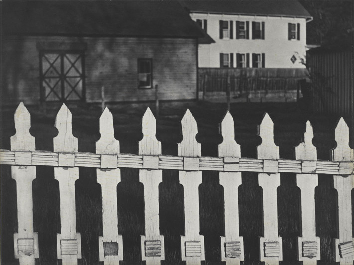 Paul Strand, White Fence, Port Kent, New York, 1916. © Paul Strand Archive, Aperture Foundation.