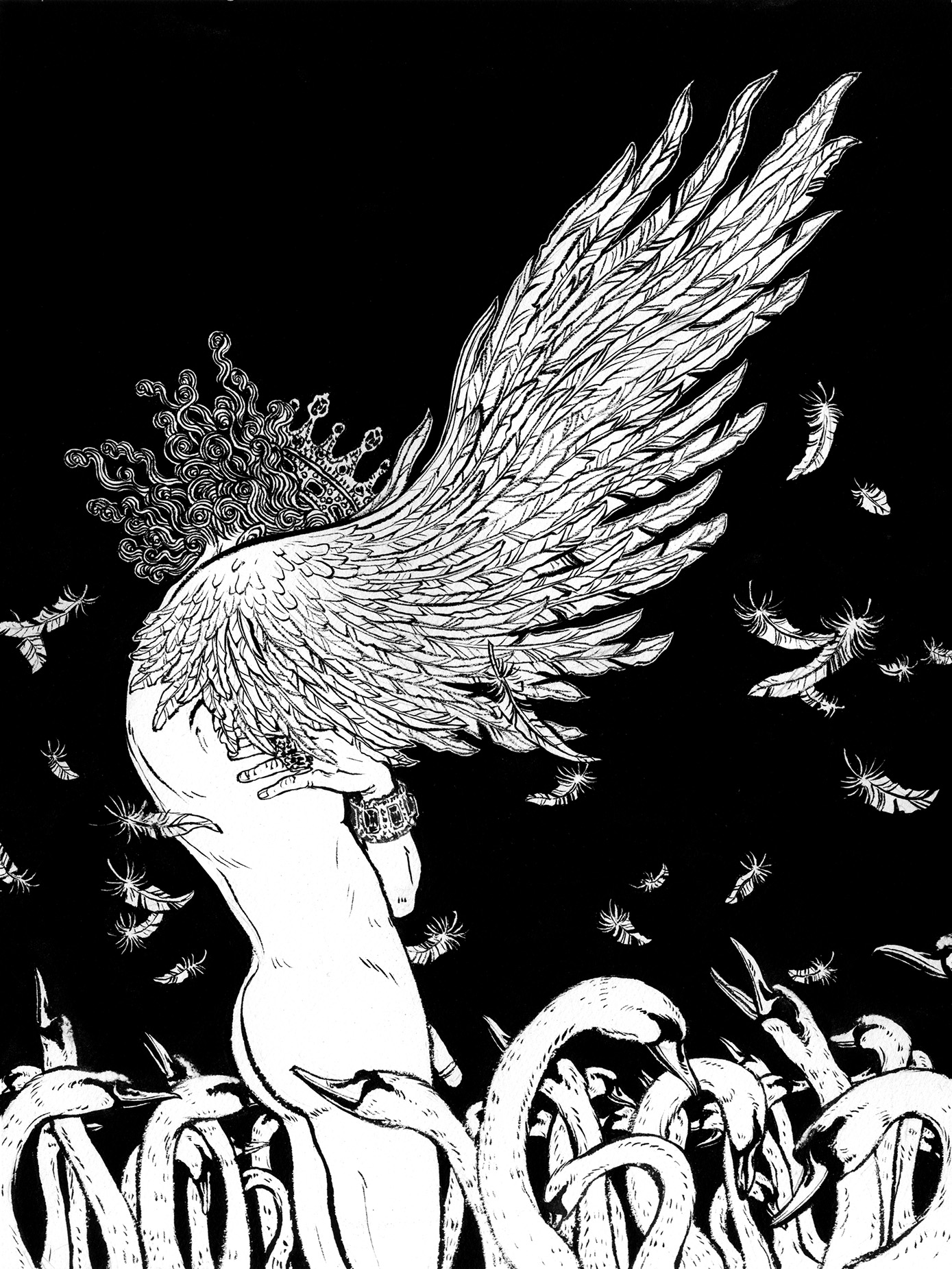 A Wild Swan © 2015 Yuko Shimizu