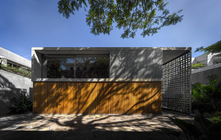 Casa B+B, San Paolo, Brasile, 2014. Progetto architettonico: studio mk27 and Galeria Arquitetos - Marcio Kogan, Renata Furlanetto e Fernanda Neiva. Progetto interni: studio mk27 - Diana Radomysler. Foto: Fernando Guerra.