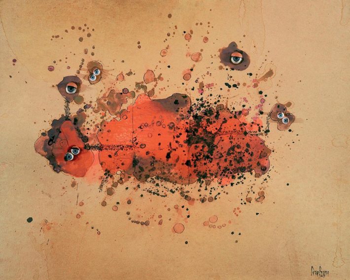Carol Rama, Bricolage, 1967. Collezione privata, Torino. Foto: Tommaso Mattina.