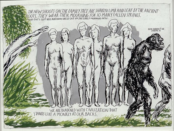 Raymond Pettibon, No Title (The new shoots), 2003. Courtesy: Sadie Coles HQ, London.