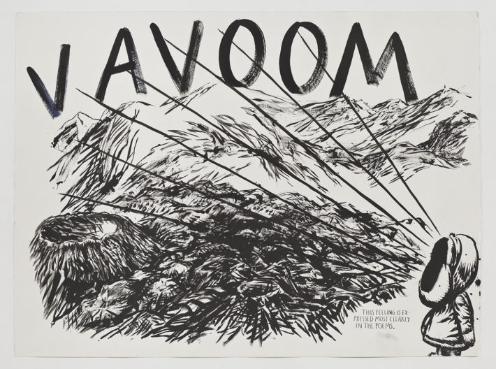 Raymond Pettibon, No title (This feeling is), 2011. Aishti Foundation, Beirut, Lebanon. Courtesy: Raymond Pettibon and Regen Projects, Los Angeles.