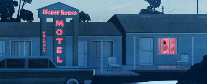 Emiliano Ponzi, The Voyeur Motel, The New Yorker (USA), 2016.