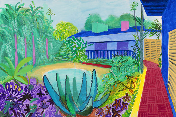David Hockney, Garden 2015. © David Hockney Foto: Richard Schmidt.