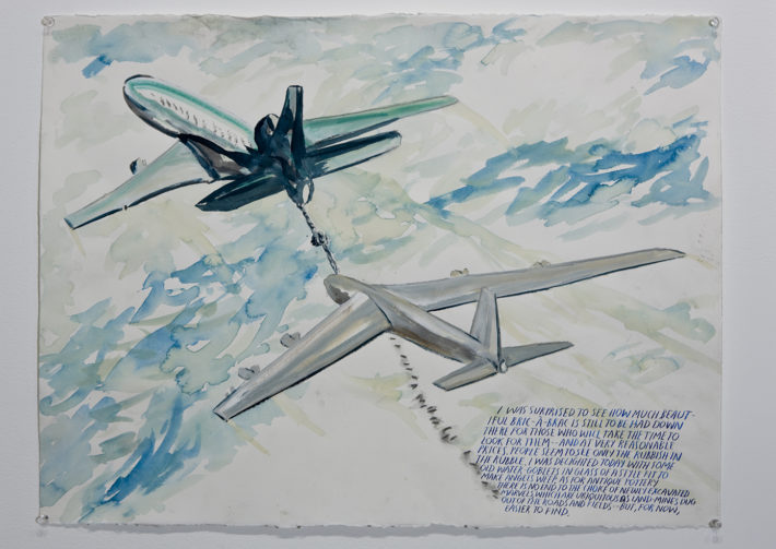 Raymond Pettibon, No Title (I was surprised), 2008. Aishti Foundation, Beirut, Lebanon. Courtesy: Raymond Pettibon and Regen Projects, Los Angeles.