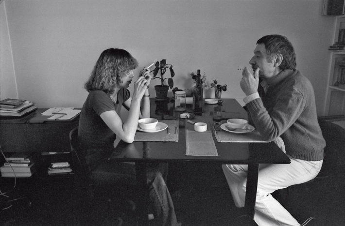 Barbara Radice and Ettore Sottsass, 1977. Selfie.