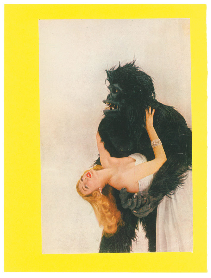 Eduardo Paolozzi, Bunk: Vogue Gorilla with Miss Harper, 1950−1972. © Trustees of the Paolozzi Foundation, Licensed by/VG Bild-Kunst, Bonn 2018.