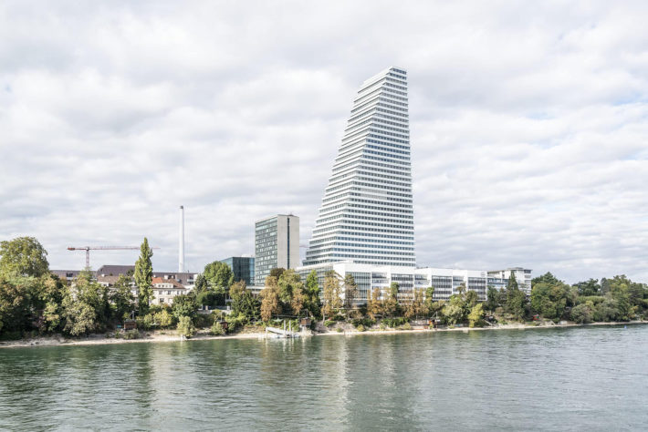 Torre Roche, Basilea, Herzog & de Meuron, progetto 2009–2015, realizzazione 2011-2015. Foto: © Johannes Marburg.