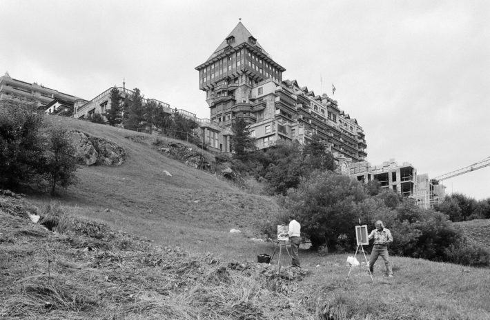 Badrutt’s Palace Hotel, St. Moritz, Engadine, 1982. Photo: © Paolo Rosselli.