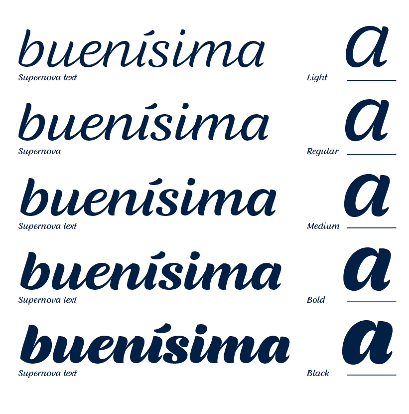 Supernova a new typeface by Typotheque