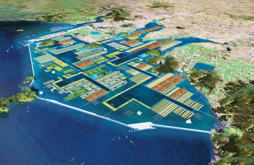 Jeffrey Inaba, Fill in the Lake, 2008. Rendering: C-Lab