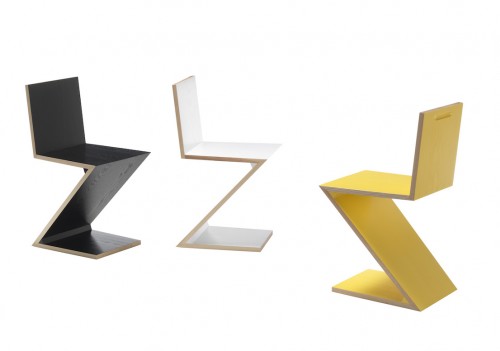 Zig-Zag, design di Gerrit Rietveld per Cassina