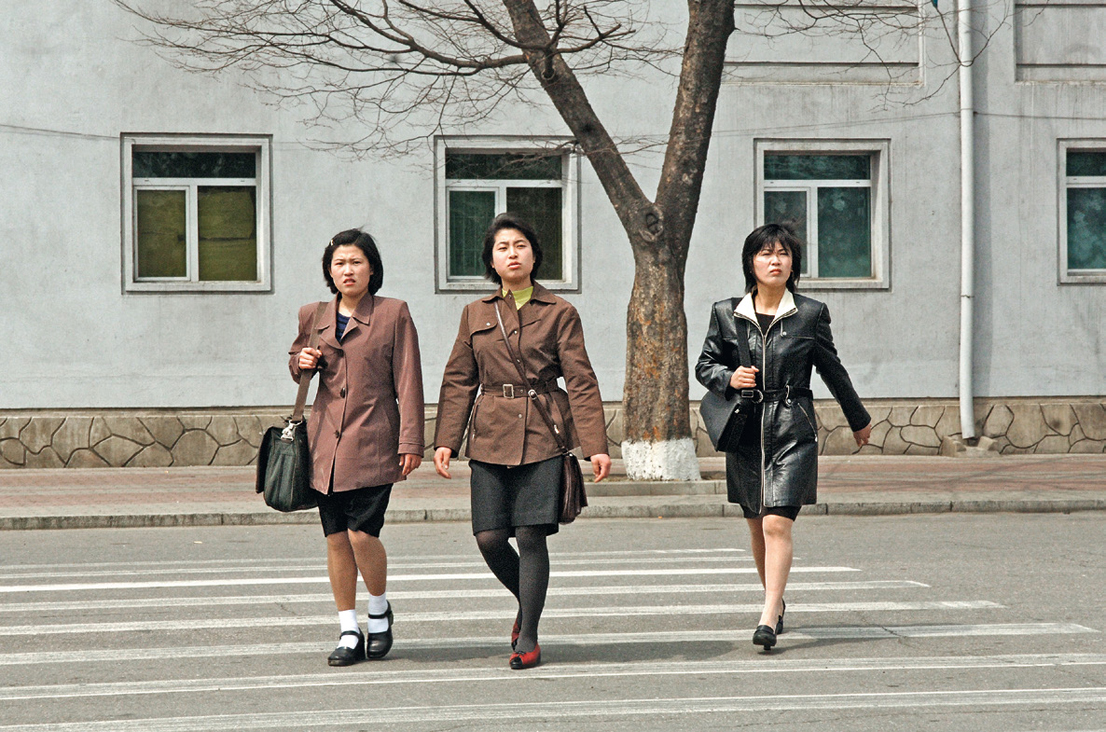 Street scene in Pyongyang