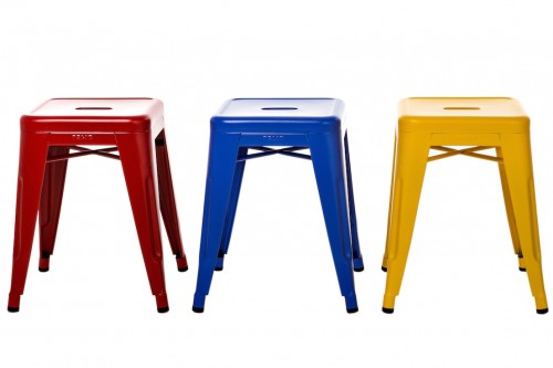 H Stool, design di Xavier Pauchard per Tolix