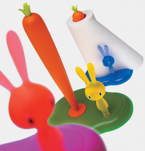 Bunny & Carrot, design di Stefano Giovannoni per Alessi, 2009.
