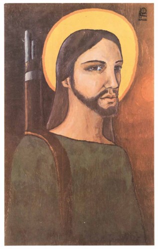 Alfrédo Rostgaard, Cristo guerrillero, 1969. OSPAAAL