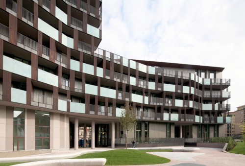 Edificio residenziale la Corte Verde di Corso Como Cino Zucchi Architetti Milano, 2006-2013