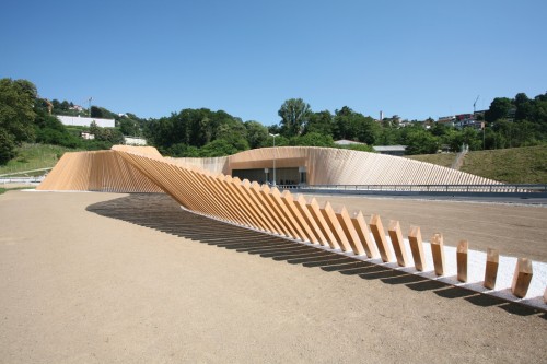 Ingresso della galleria Vedeggio Cassarate (Portale Cassarate) Cino Zucchi Architetti con studio d’ingegneria Mauri & Banci SA Lugano (Svizzera), 2012